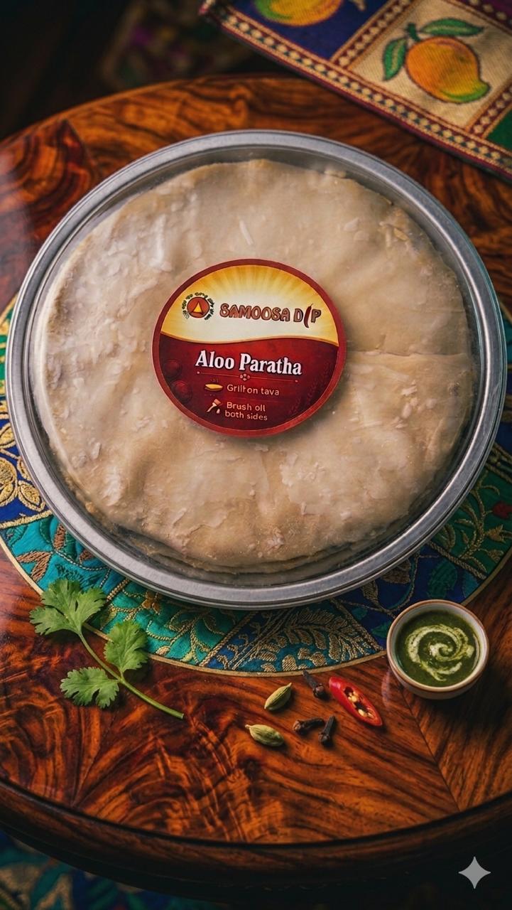 Aloo Paratha ready for the tawa